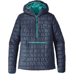 Patagonia Nano Puff Bivy Pullover Navy Blue Medium